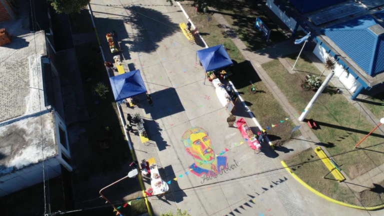 Río Primero: inauguraron la primera calle pavimentada del Plan “Argentina Hace”