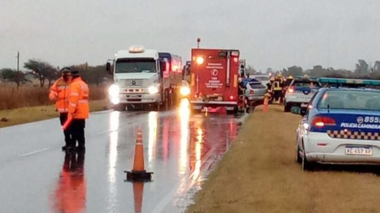 Dos fallecidos en un accidente en Ruta 13