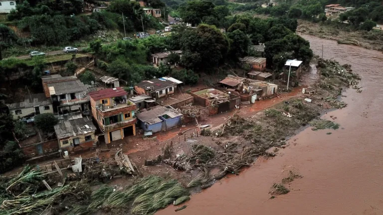 Fuertes lluvias en Brasil