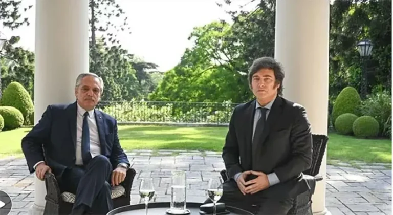 Fernández y Milei inician la transición 