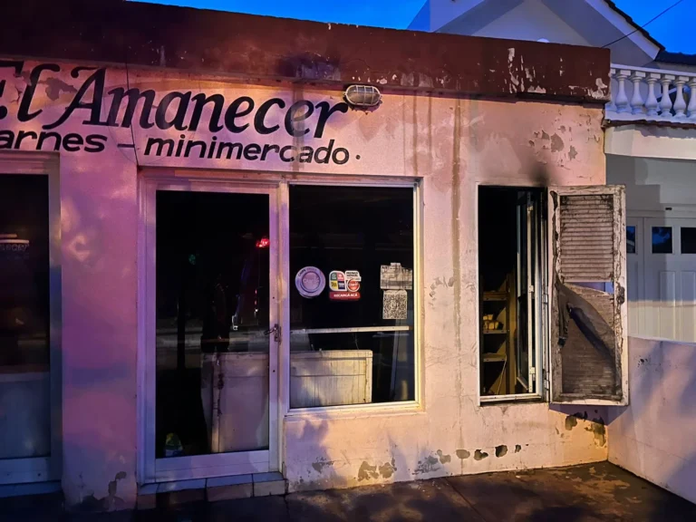 Robo e incendio de un local en Morteros