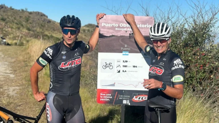 Scaloni hizo ciclismo en Córdoba