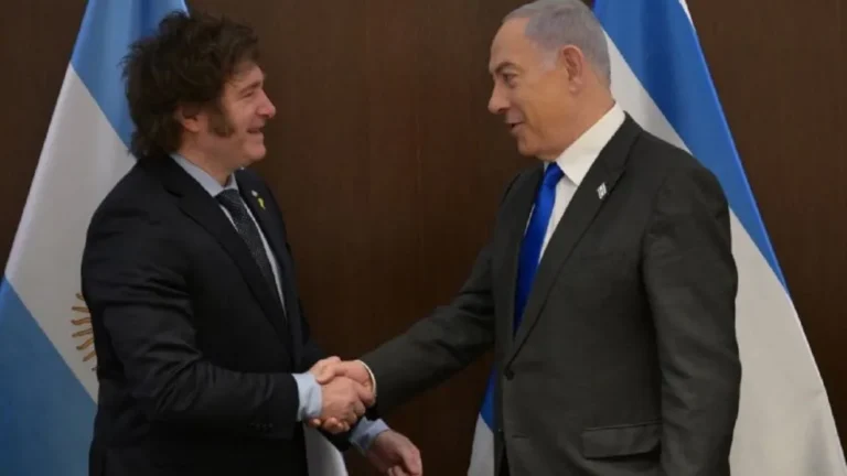 Milei se reunió con Netanyahu y apoyó a Israel