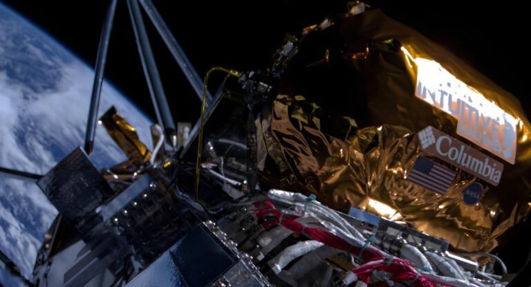 Logro histórico: «Odiseo» aterrizó en la Luna