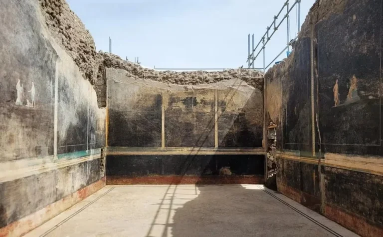 Pompeya: hallaron un salón con frescos sobre la guerra de Troya