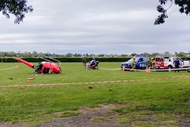 Santa Fe: se estrelló un helicóptero y sus dos tripulantes sobrevivieron
