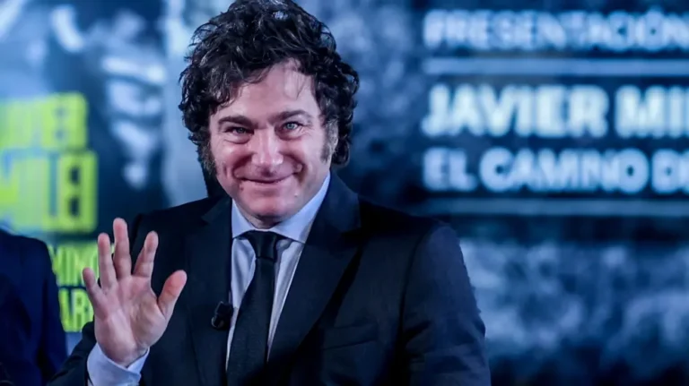 Milei presentó su libro en Madrid