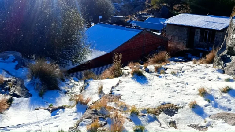 Nieve en el Cerro Champaquí