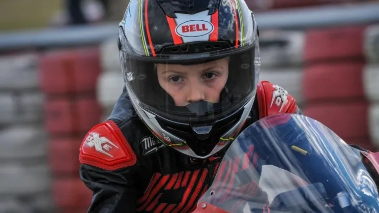 Motociclista de 9 años accidentado en Brasil