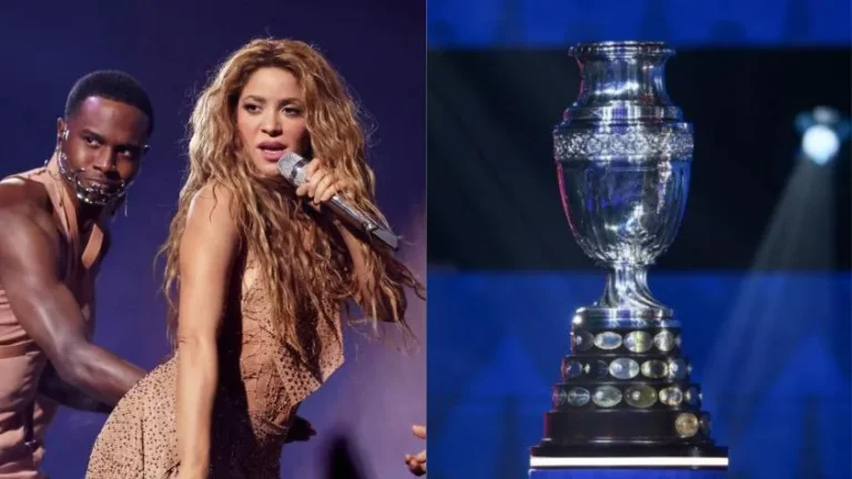 Shakira en la final de la Copa América