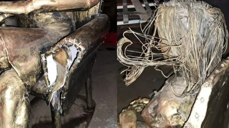 Vandalizaron la escultura de Mirtha Legrand en Villa Cañás