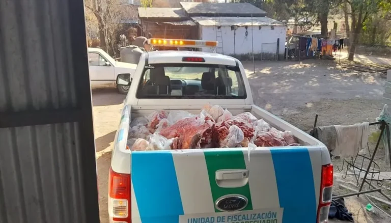Calamuchita: decomisaron 1500 kilos de carne y clausuran dos frigoríficos