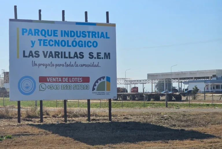 El Parque Industrial de Las Varillas recibió $10 millones