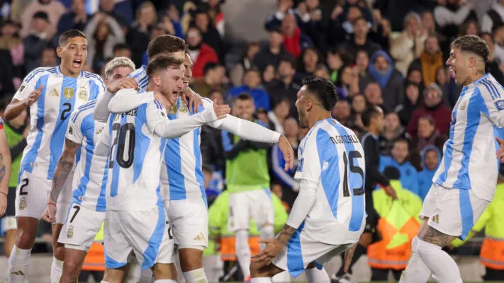 Argentina goleó a Chile