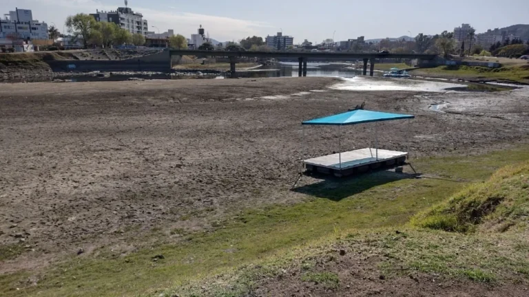 Alerta Naranja por la bajante del río San Antonio
