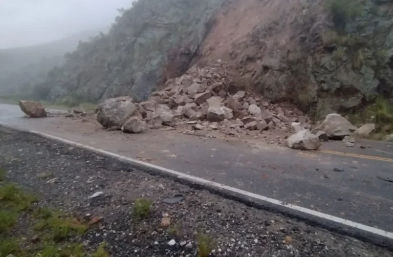 Derrumbes en el Camino de Altas Cumbres