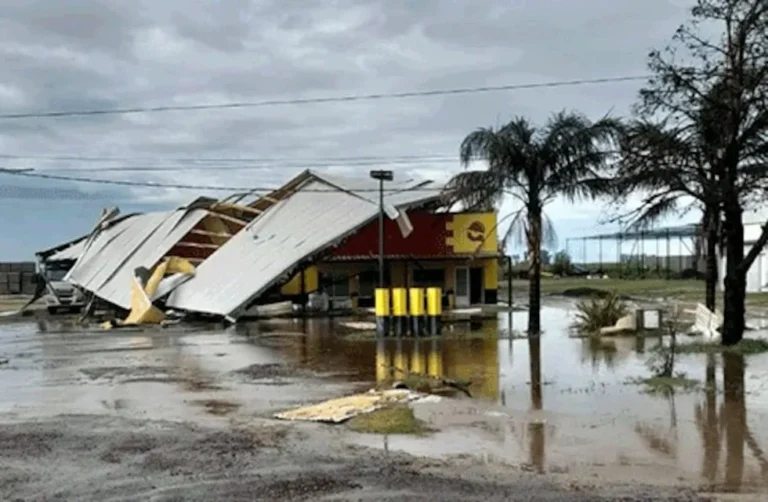 Temporal en el sur cordobés  
