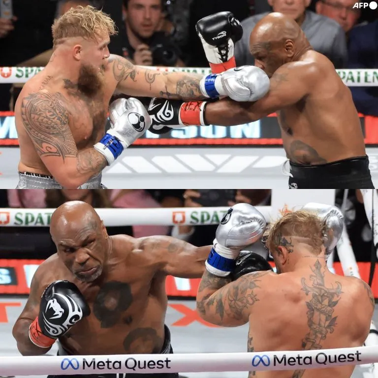 Jake Paul le ganó a Mike Tyson