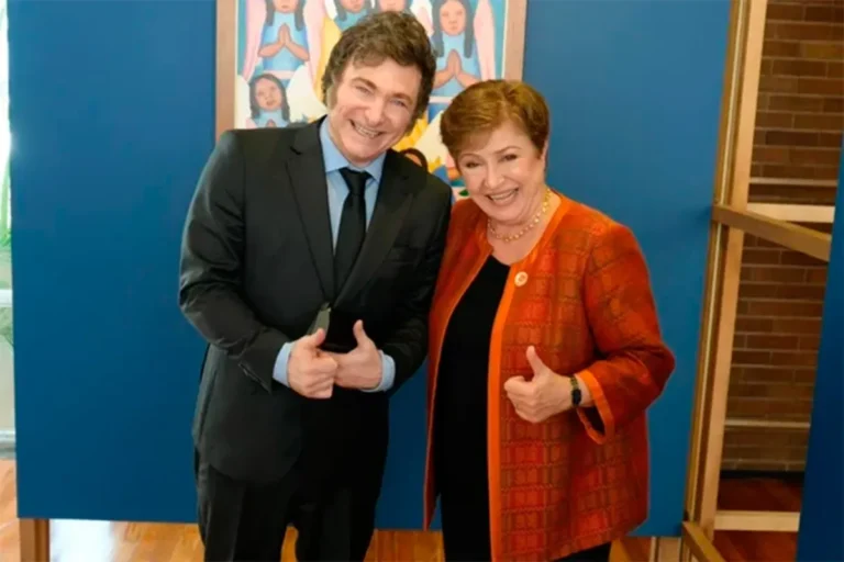 Milei se reunió con Georgieva en busca de un nuevo acuerdo con el FMI