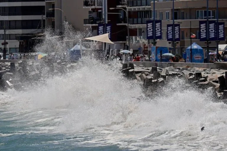 Marejadas anormales en Viña del Mar