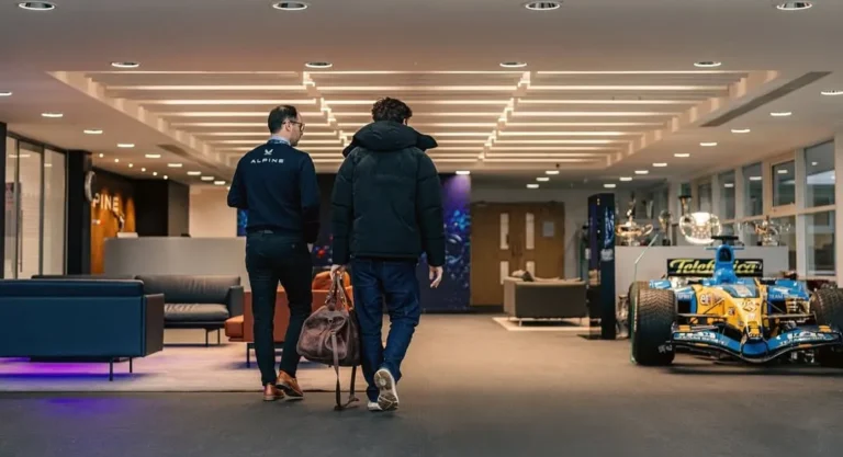 Franco Colapinto comenzó en Alpine