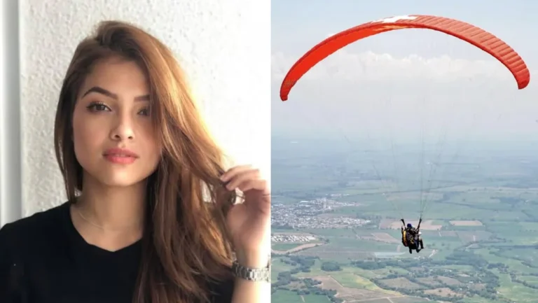 Una mujer iba en un parapente, cayó al vacío y perdió la vida