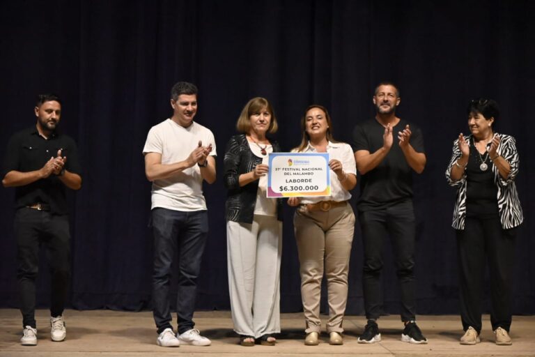 Myrian Prunotto estuvo en Laborde