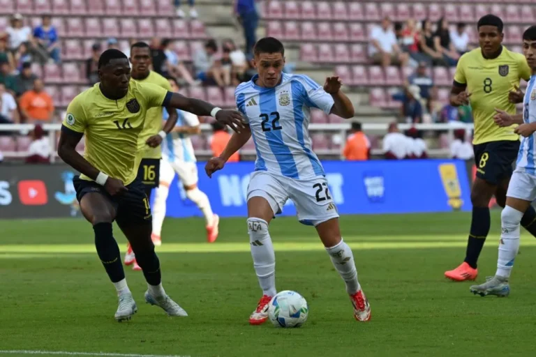 Argentina empató con Ecuador en el Sudamericano sub 20