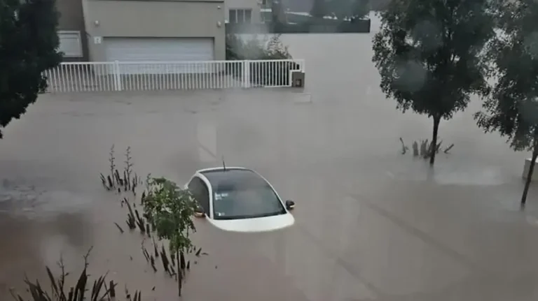 Temporal en Bahía Blanca