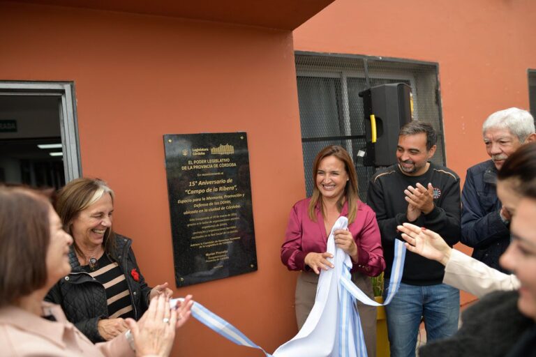 Prunotto lideró homenaje a Campo de la Ribera 