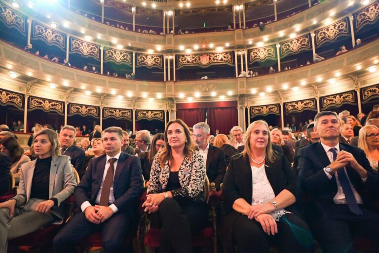 Prunotto en el homenaje del Levantamiento del gueto