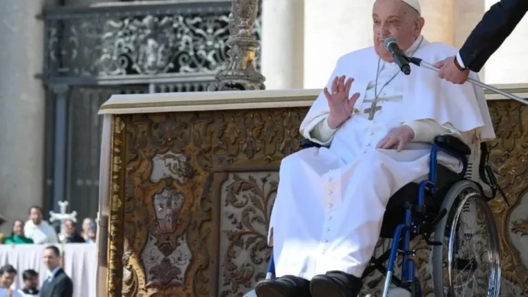 Reapareció el Papa Francisco 