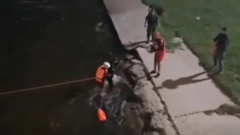 Robó y quiso escapar tirándose al río