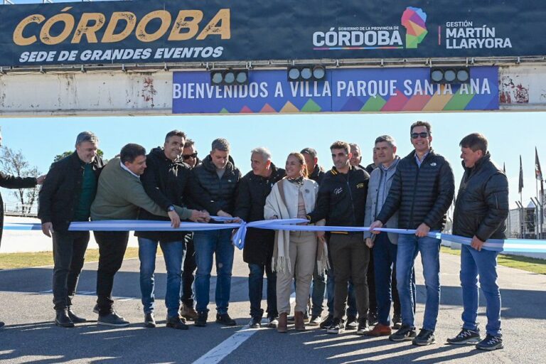 Prunotto inauguró obras del Autódromo Cabalén