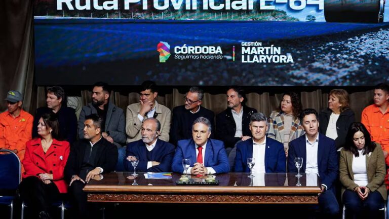 Llaryora anunció que se pavimentará la ruta La Calera con Malagueño