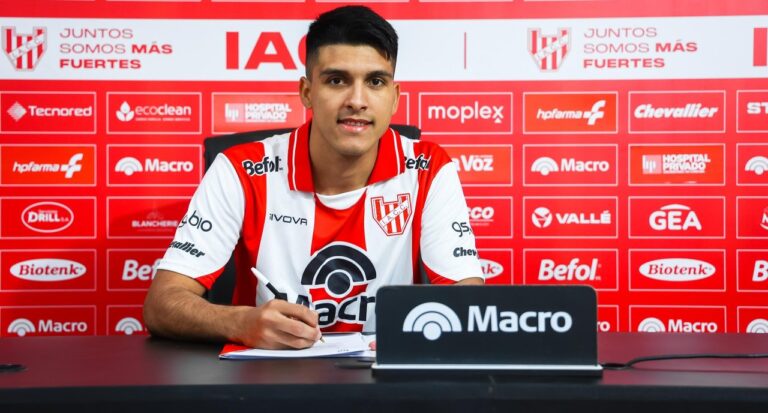 Agustín Bravo firmó con Instituto