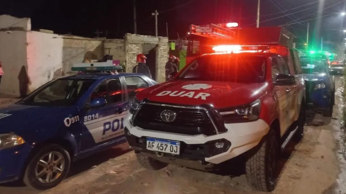 Incendio en barrio Pueyrredón