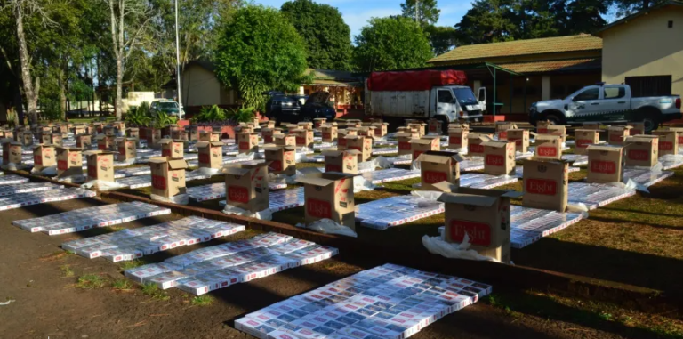 Misiones: secuestran más de 95.000 atados de cigarrillos