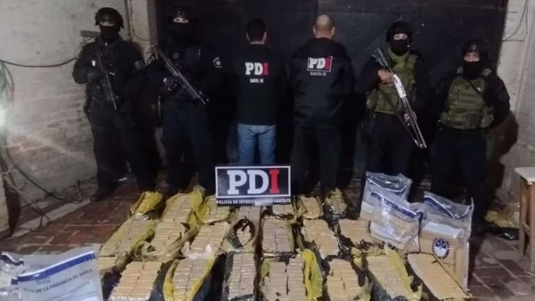 Hallaron más de 500 kilos de marihuana en Santa Fe