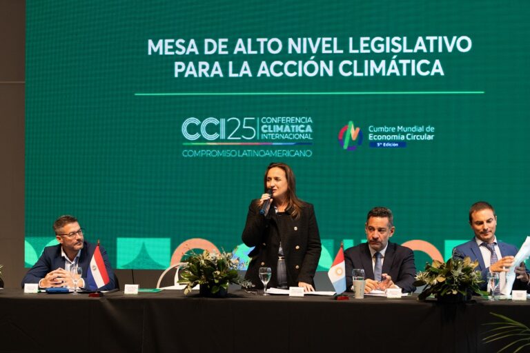 Prunotto en la Mesa de Alto Nivel Legislativo para la Acción Climática