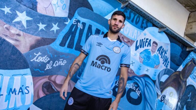 Belgrano presentó a Lisandro López