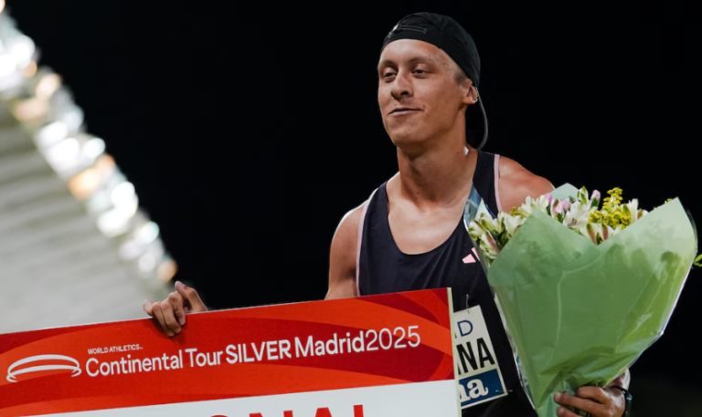 Atletismo: Larregina tuvo una histórica actuación en España