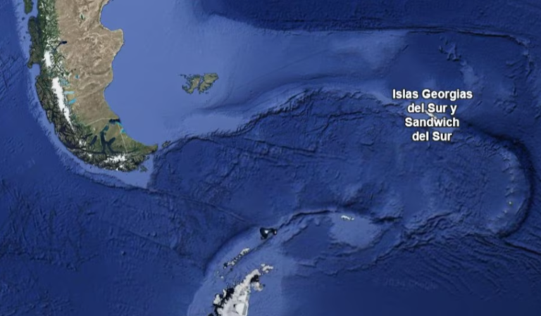 Sismo de magnitud 5.3 se registró en la zona de las Islas Malvinas