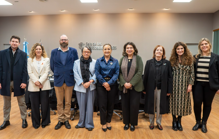 Prunotto en reunión con representantes de ONU