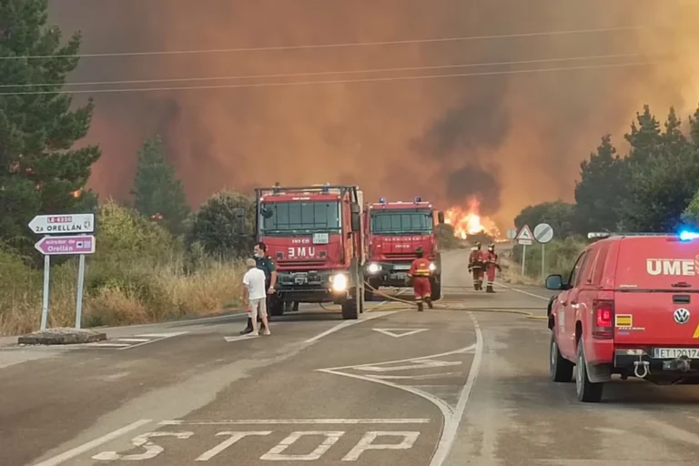 Incendios en España: un muerto y evacuados