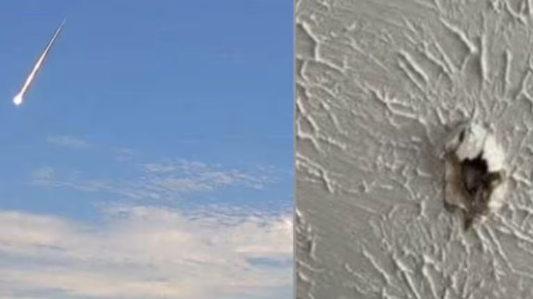 EE.UU.: Un meteorito cayó sobre una casa 