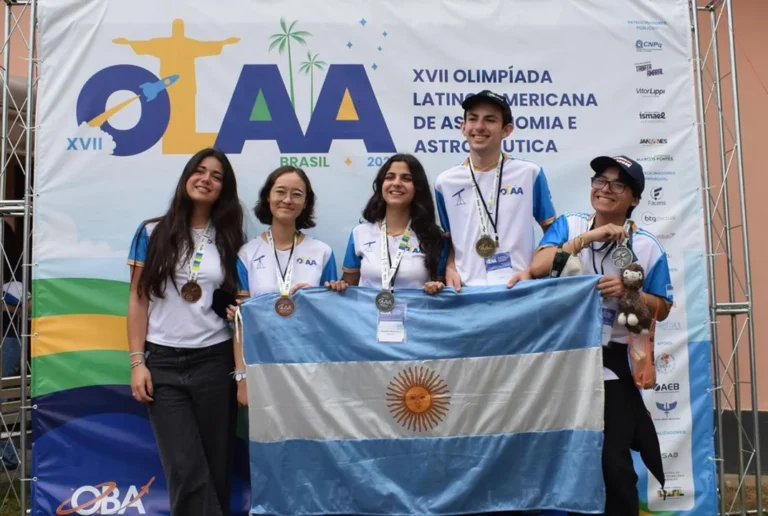 Medallas para Argentina en la Olimpíada de Astronomía