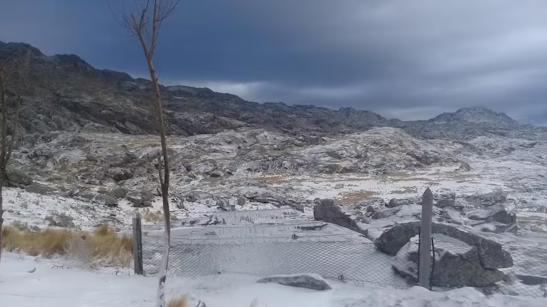 Champaquí: nieve en noviembre 