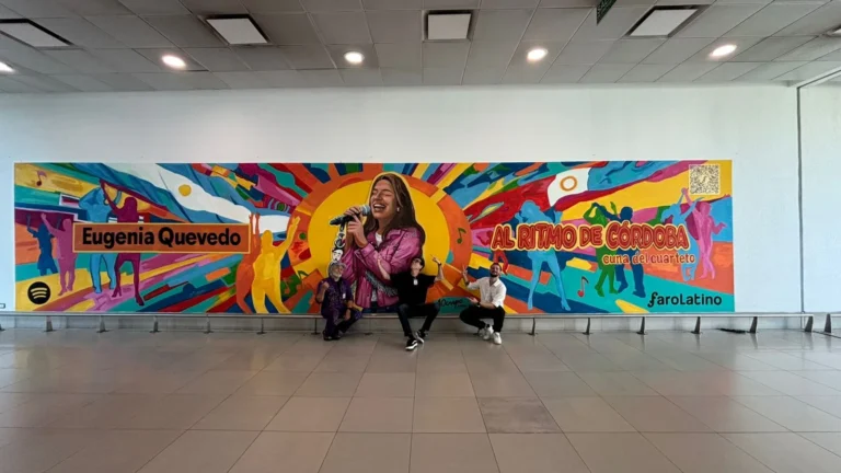 Euge Quevedo ya tiene su mural en el Aeropuerto de Córdoba