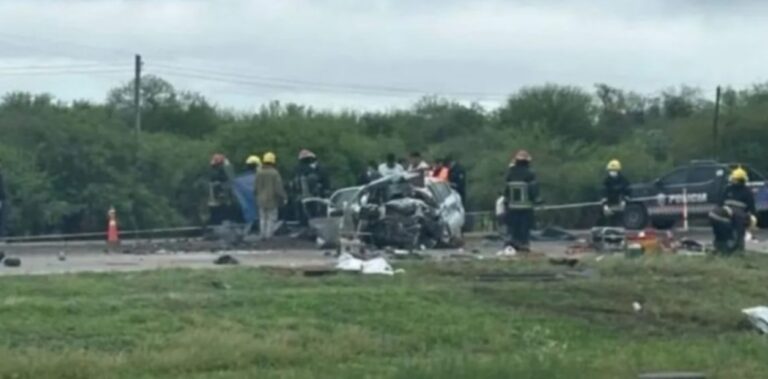 Tragedia en Santiago del Estero: cinco muertos en un choque frontal en la Ruta 9